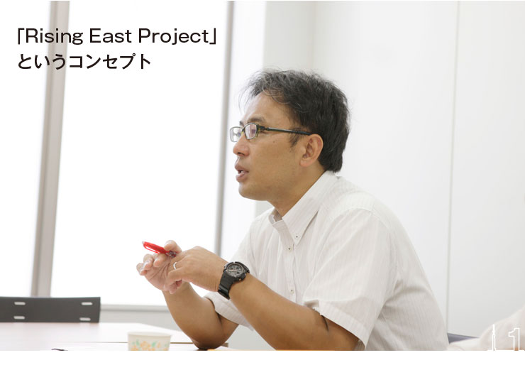 uRising East ProjectvƂRZvg